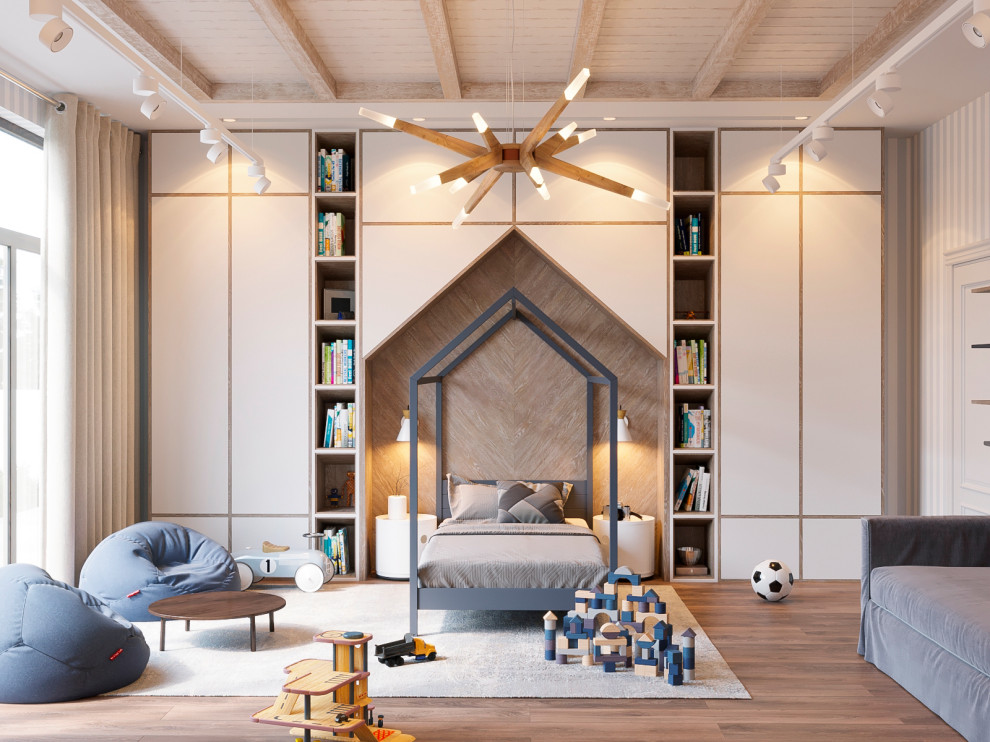 Частный дом с деревянного сруба