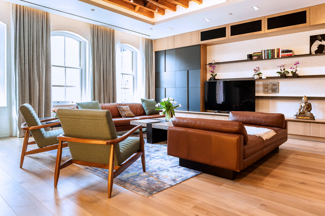 Laight Street - TriBeCa Loft minimalistisch-wohnbereich