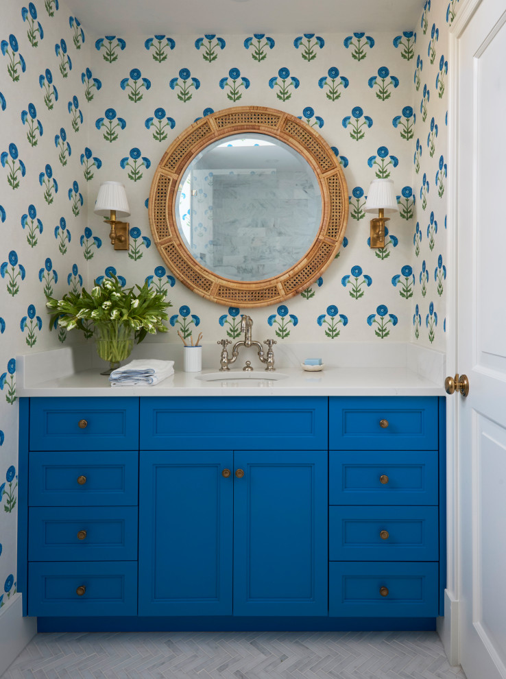 Bonita Springs Coastal Living - Beach Style - Powder Room - Miami - by ...