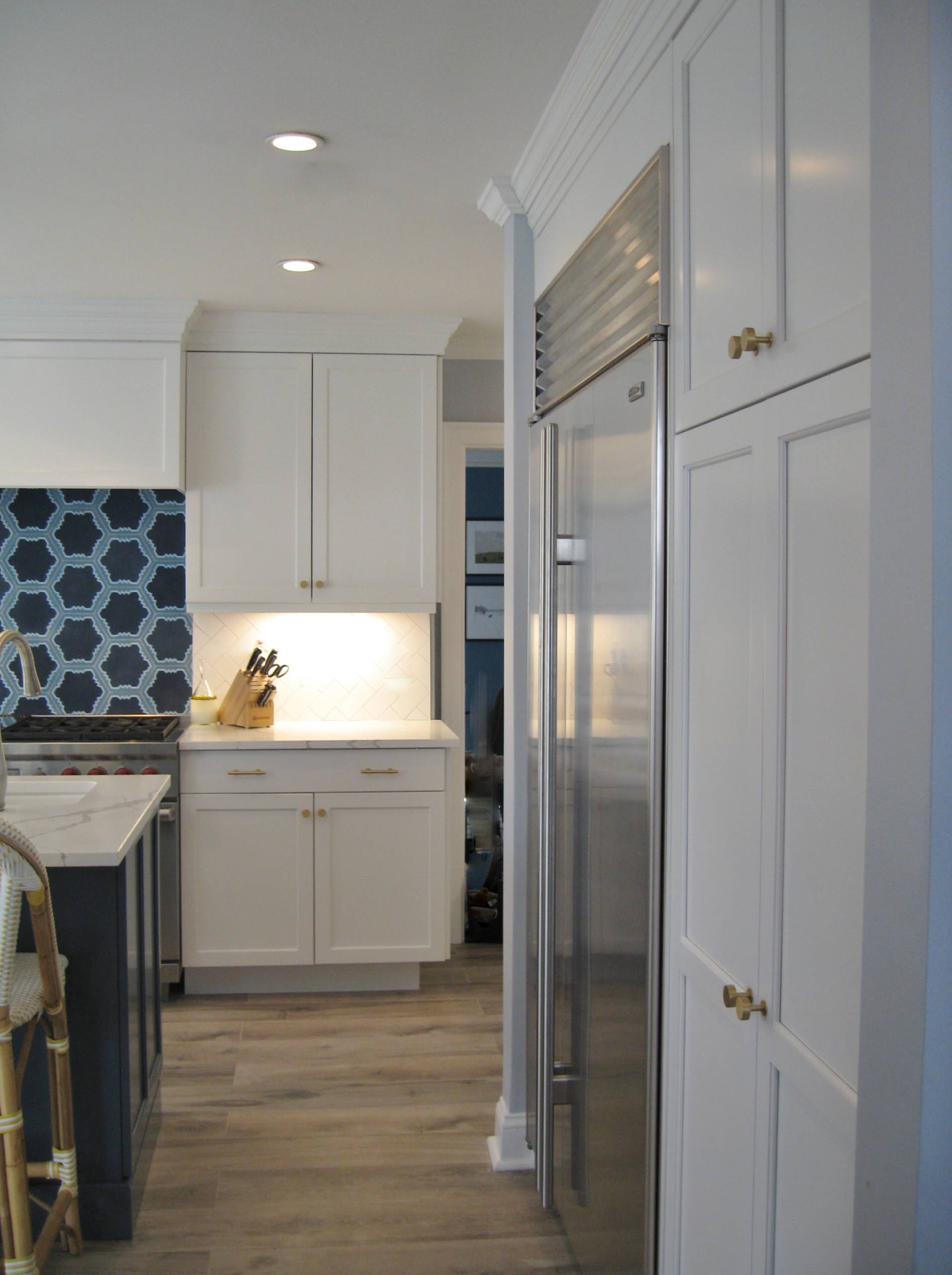 White, Blue and Brass in Bronxville
