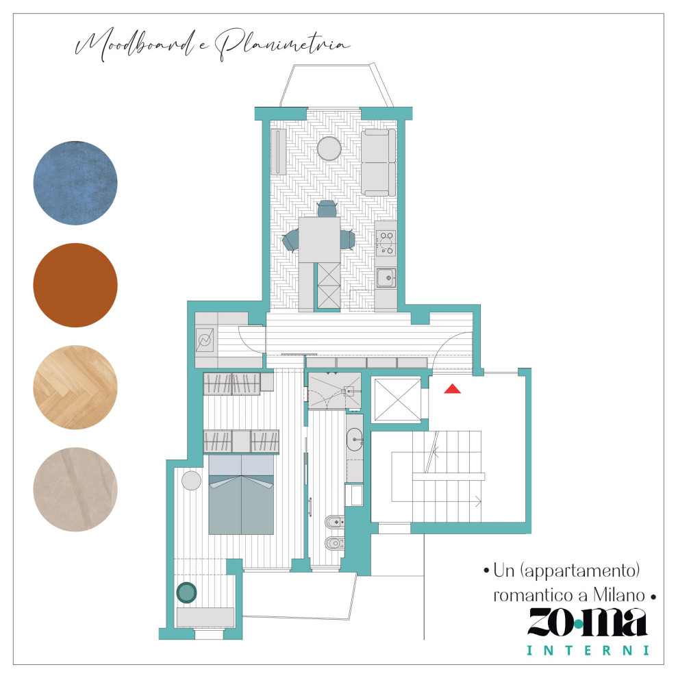 Un (appartamento) romantico a Milano - 70mq