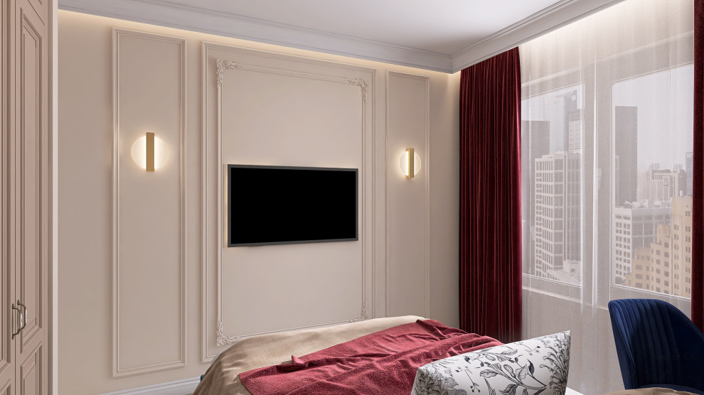 Спальня с атмосферой цветущего райского сада