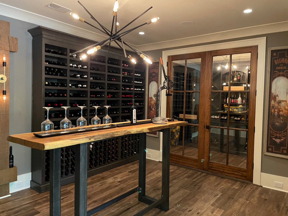 Wine cellar and tasting room with the game area nearby Wine Cellar