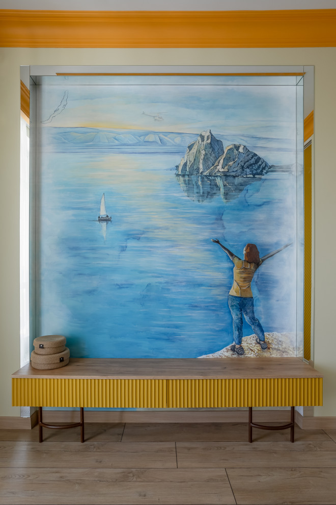 Реализованный проект яркой квартиры в ЖК "Мичурин"