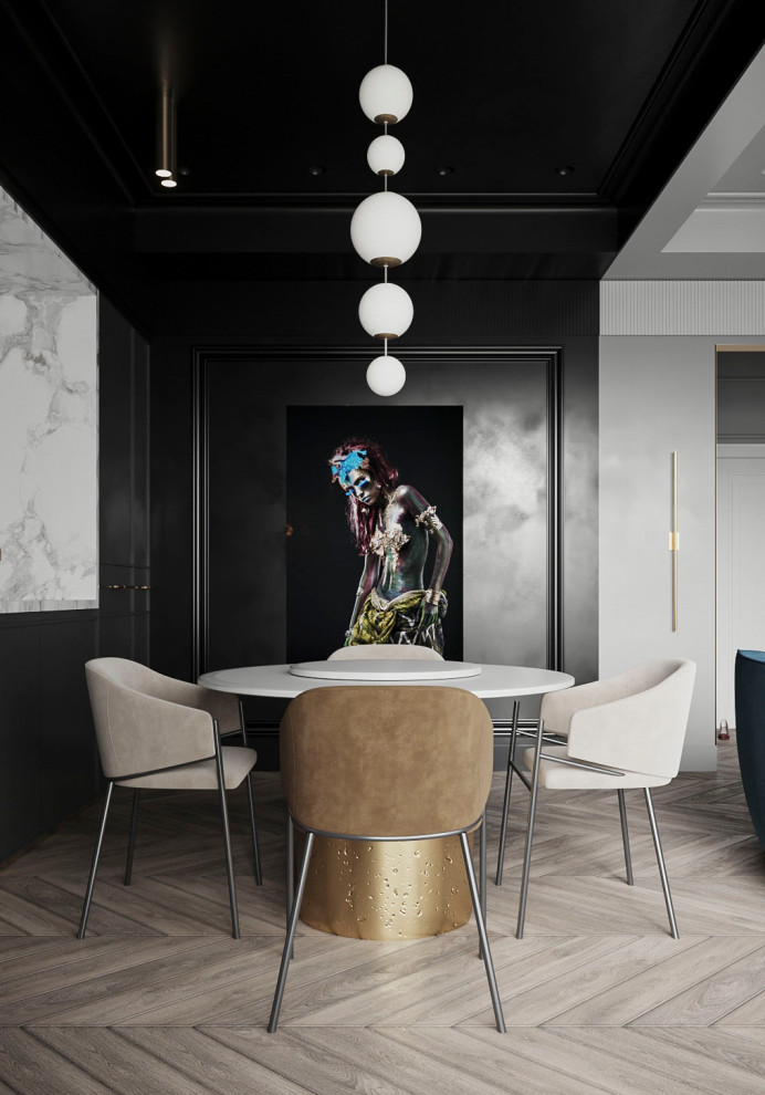 Атмосферная кухня_гостинная