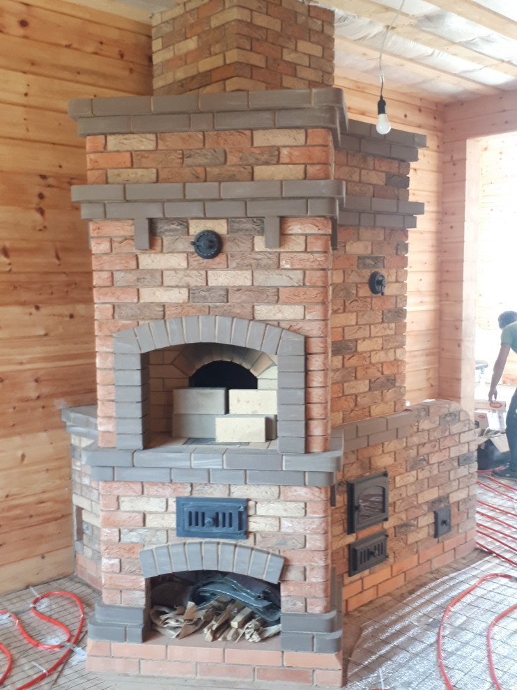 Русская печь с тёплым лежаком