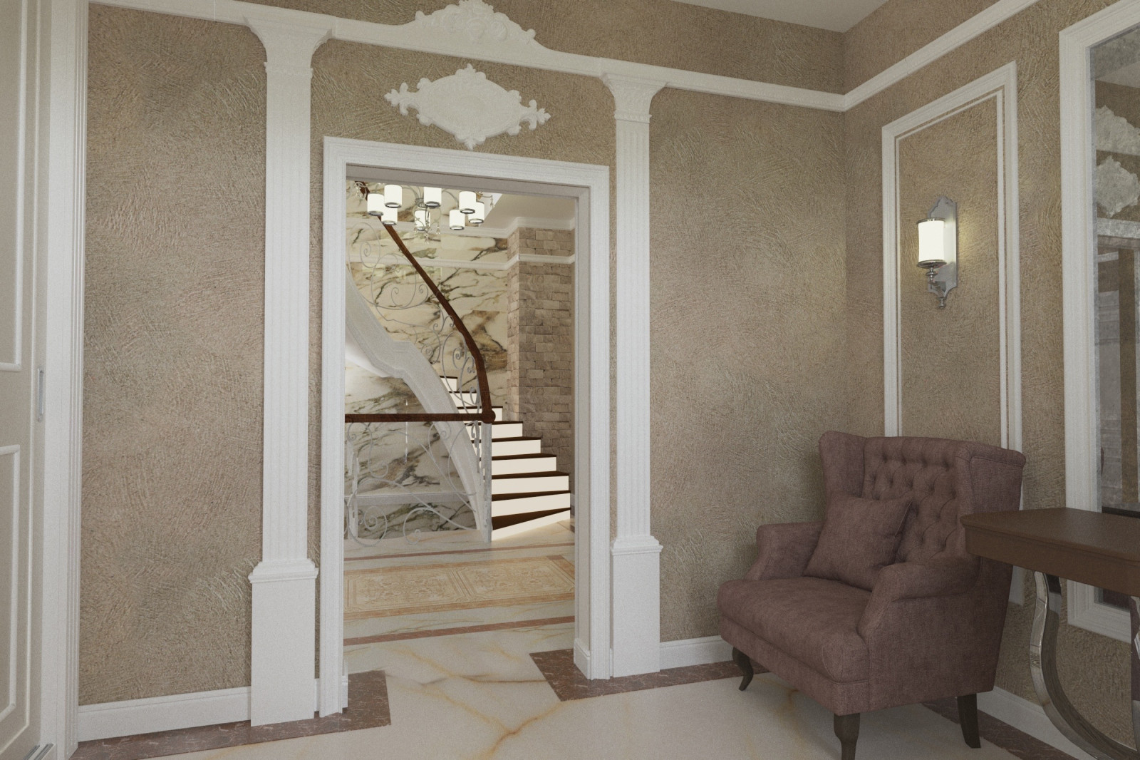 Классика в коттедже