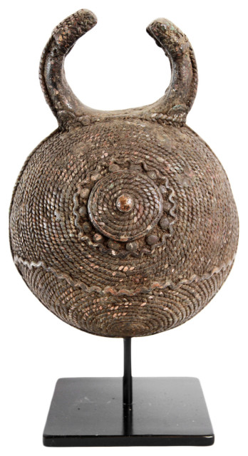 Consigned Vintage Burkina Faso Currency Bell Traditional Decorative 