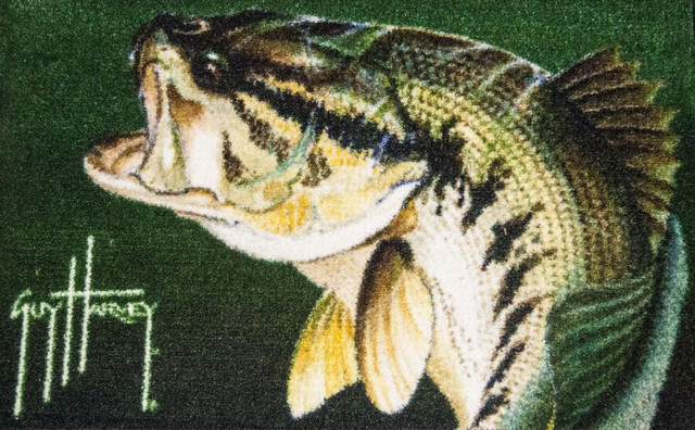 Guy Harvey Rug Roselawnlutheran Guy Harvey Largemouth B Accent Rug 29 X 18 Novelty Rugs