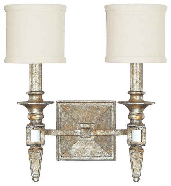 Bathroom Light Fixtures In Gold capital lighting 8482sg-535 palazzo 2-light sconce, silver and Bathroom Light Fixtures In Gold capital lighting 8482sg-535 palazzo 2-light sconce, silver and