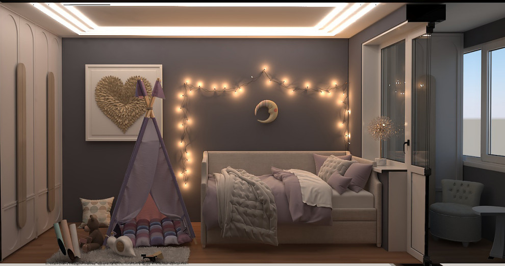 проходная кухня-студия