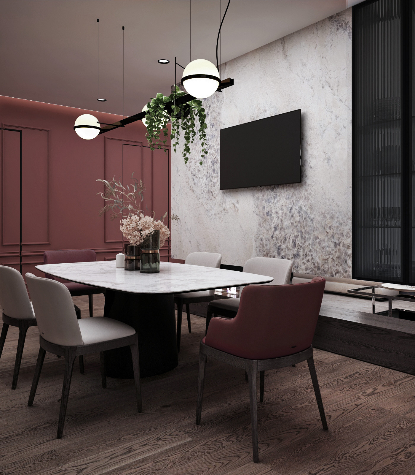 Трехкомнатная квартира с огоньком