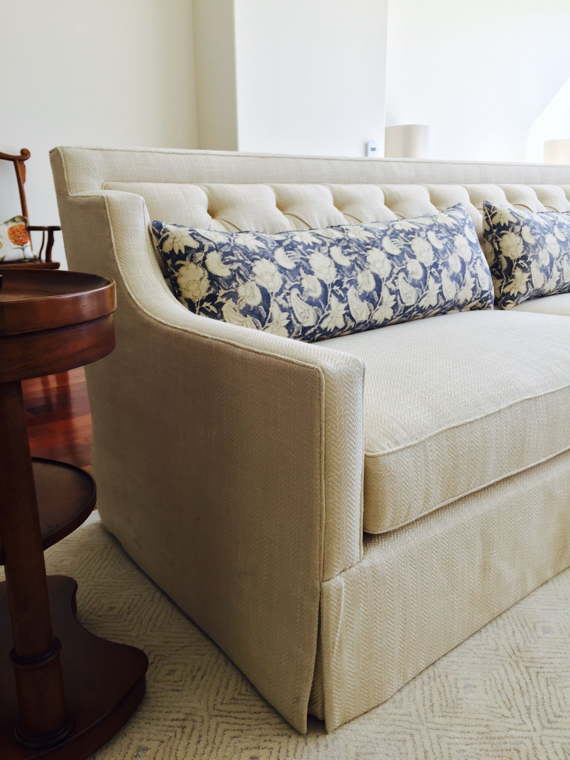 Custom sofa by Kira Halter Design Studio