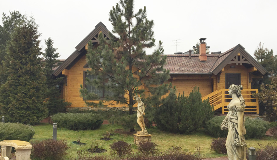 Баня в доме из клееного бруса