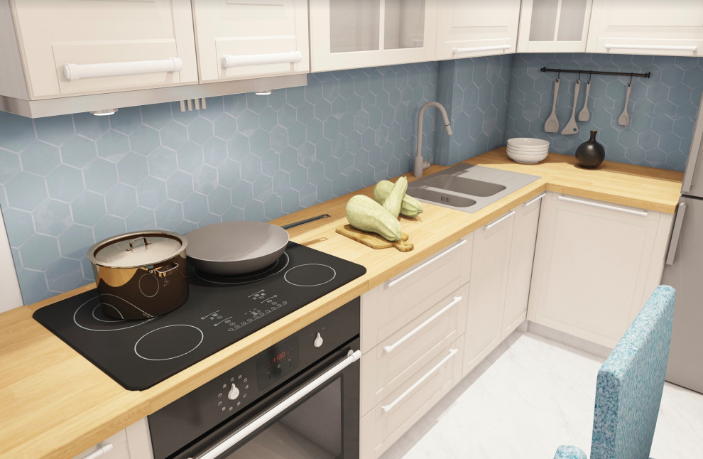 Кухня мансарда