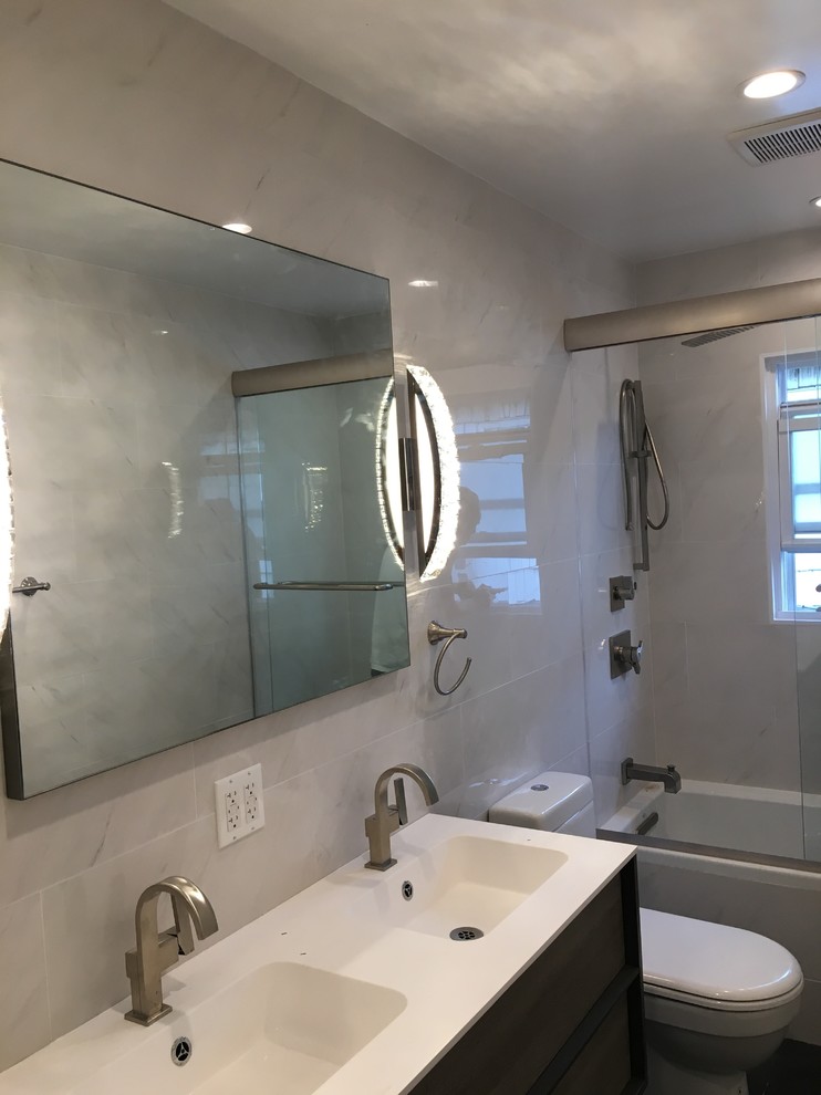 Bathroom renovation in two family house in Flushing