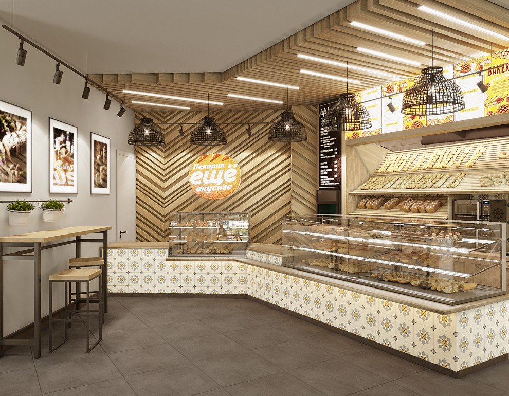 Дизайн-концепт для сети пекарен "Еще вкуснее"