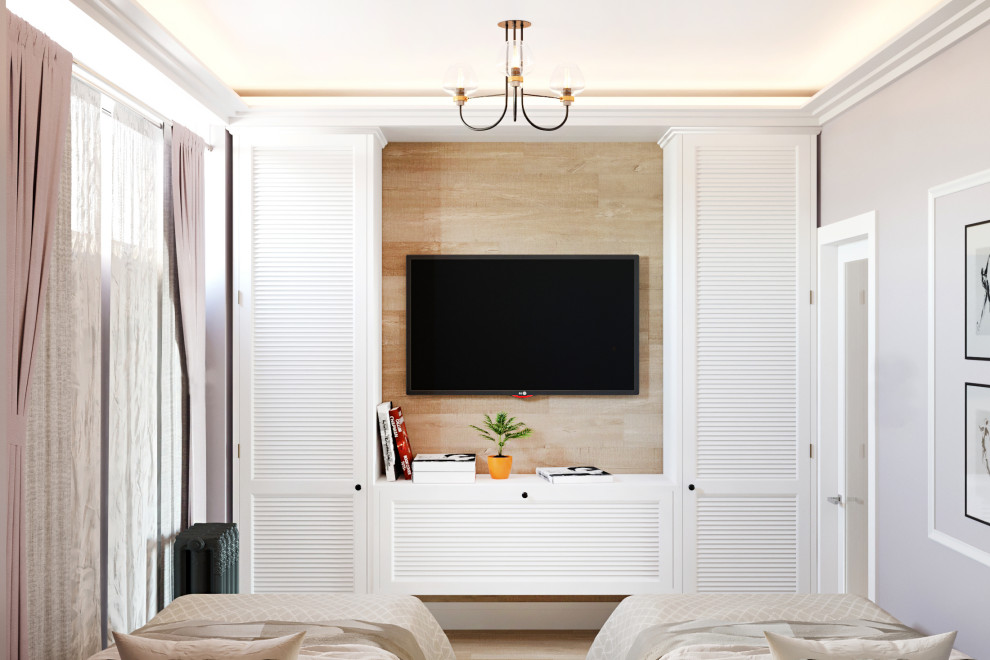 Дизайн проект квартиры  общей площадью 87 м2 в стиле "Эклектика"