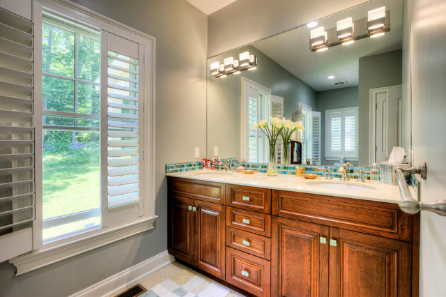 Wilton CT Transformation transitional-bathroom
