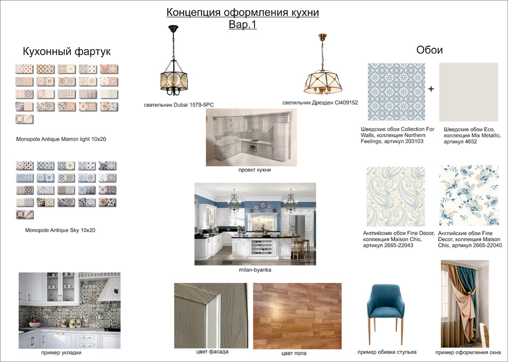 Стилистические решения коллажи