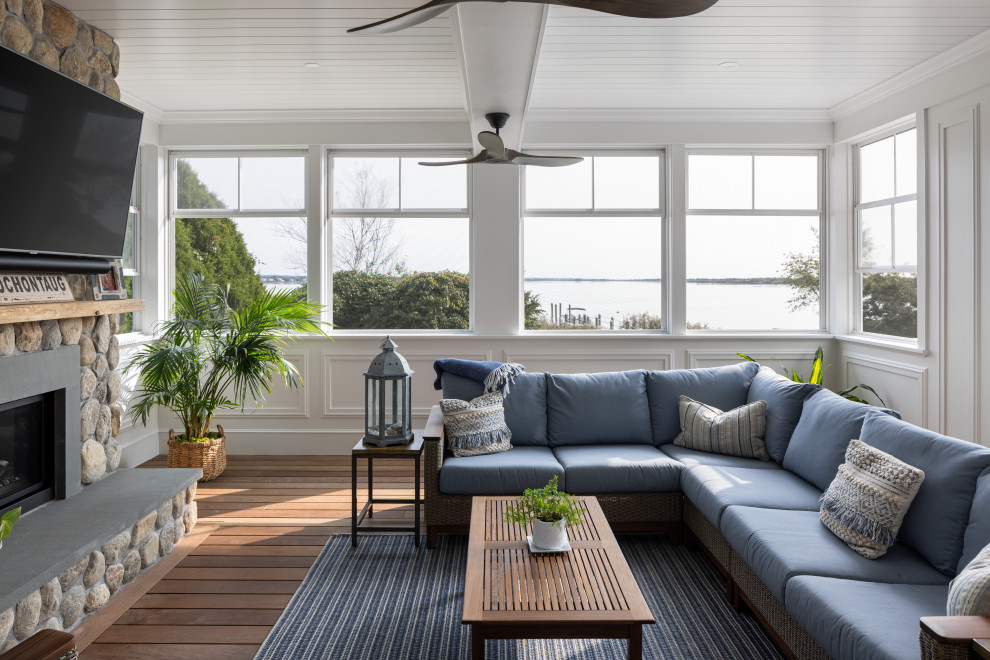 Pond Overlook - Beach Style - Sunroom - Providence - by Sweenor ...