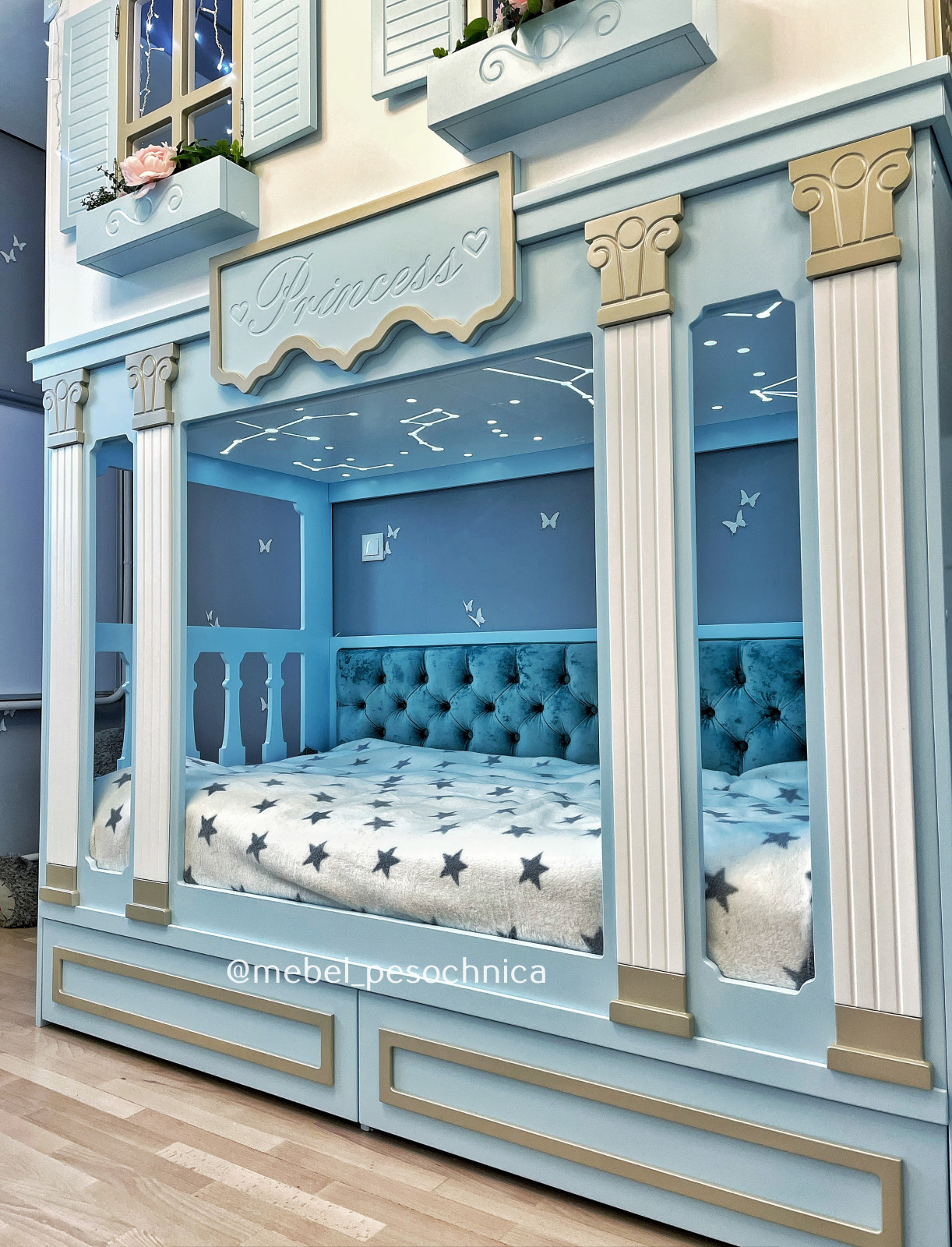 Стильная детская комната в французском стиле La duree