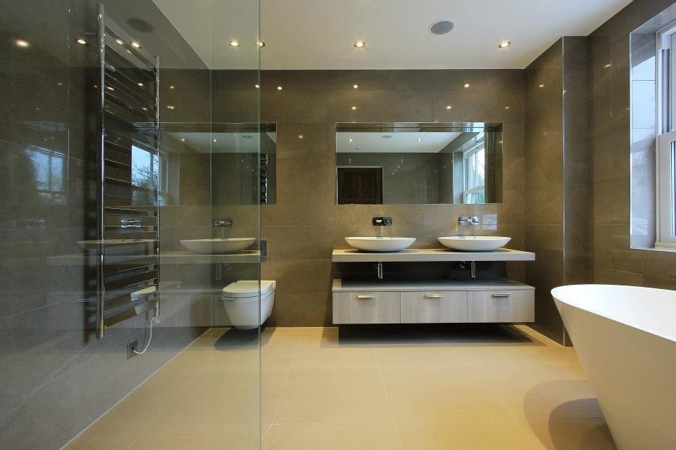 Exclusive London Apartments Development Modern Bathroom London by Tiles & Baths