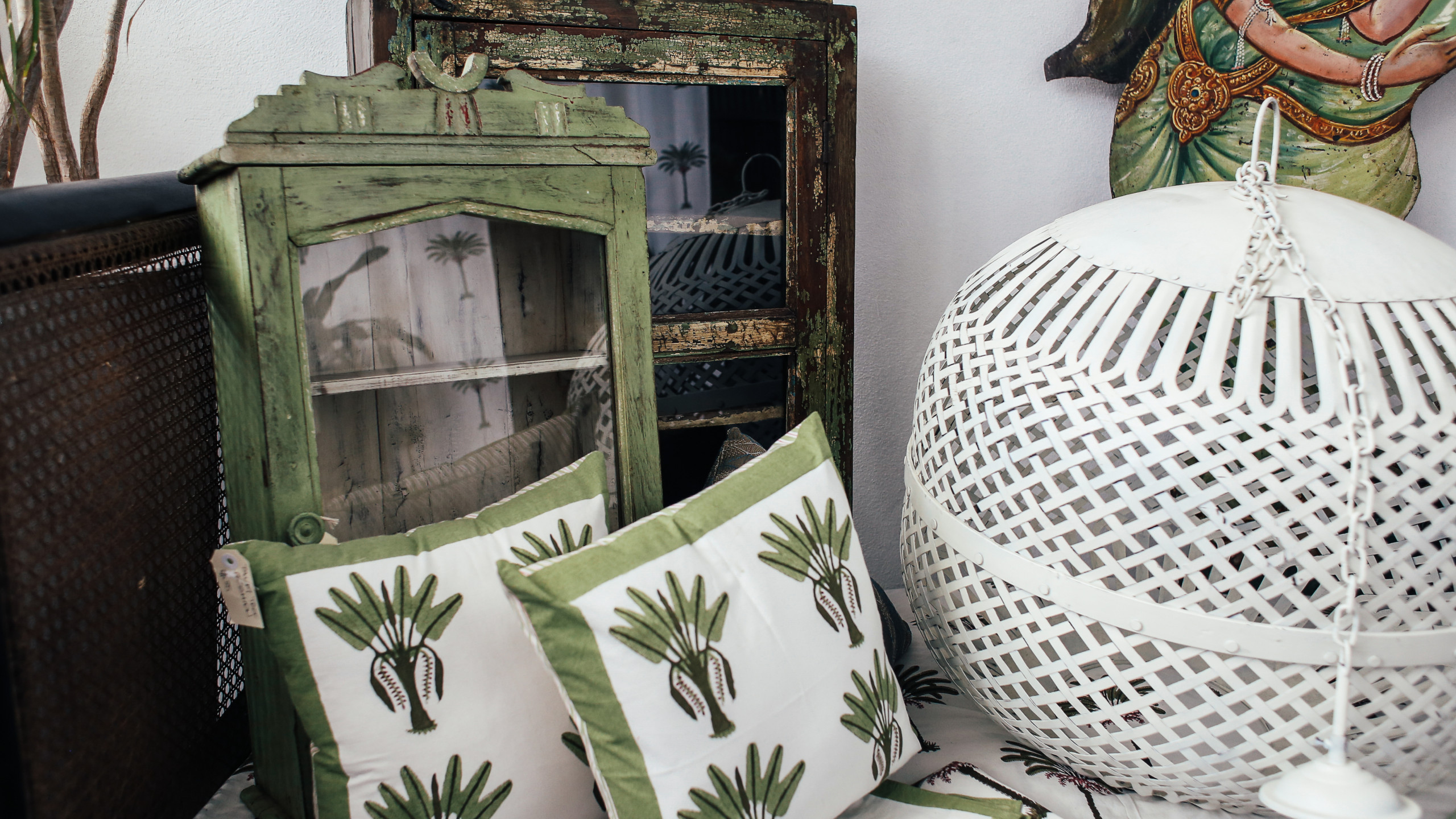 Chic Boho Balcony with Natural Textures in Caterham