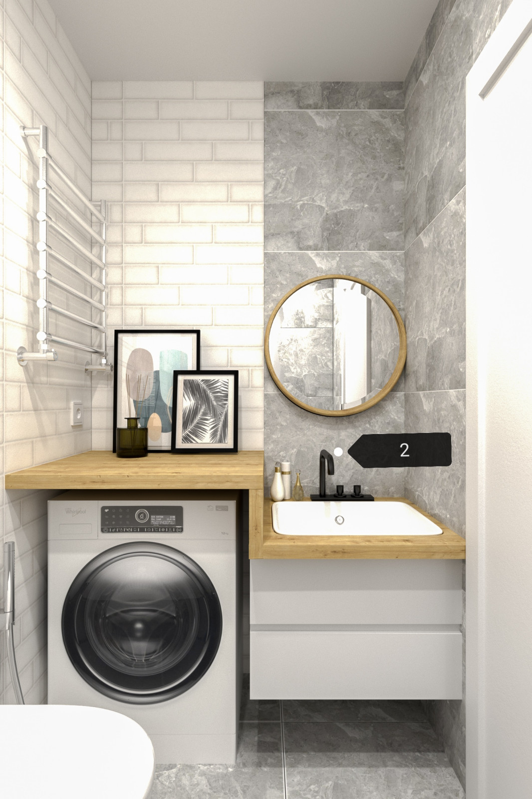 Дизайн-проект тумбы для ванной