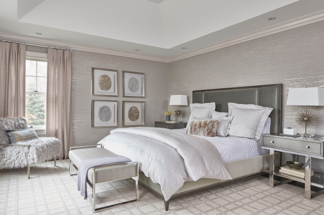 New York Modern Transitional klassisch-modern-schlafzimmer