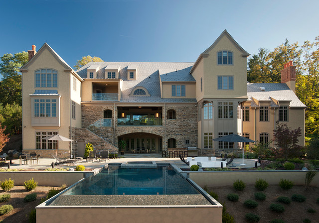 Gladwyne, PA - Custom Home classico-facciata