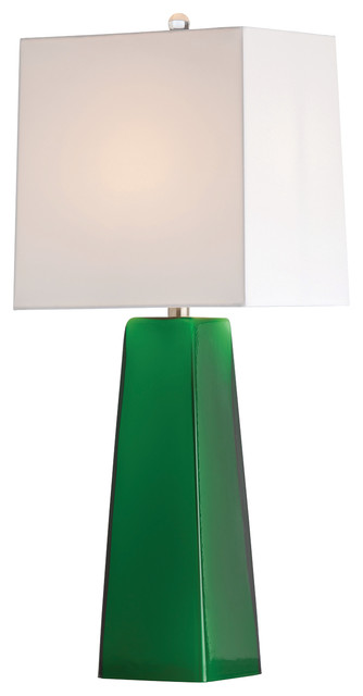 Roma Emerald Cased Glass Lamp