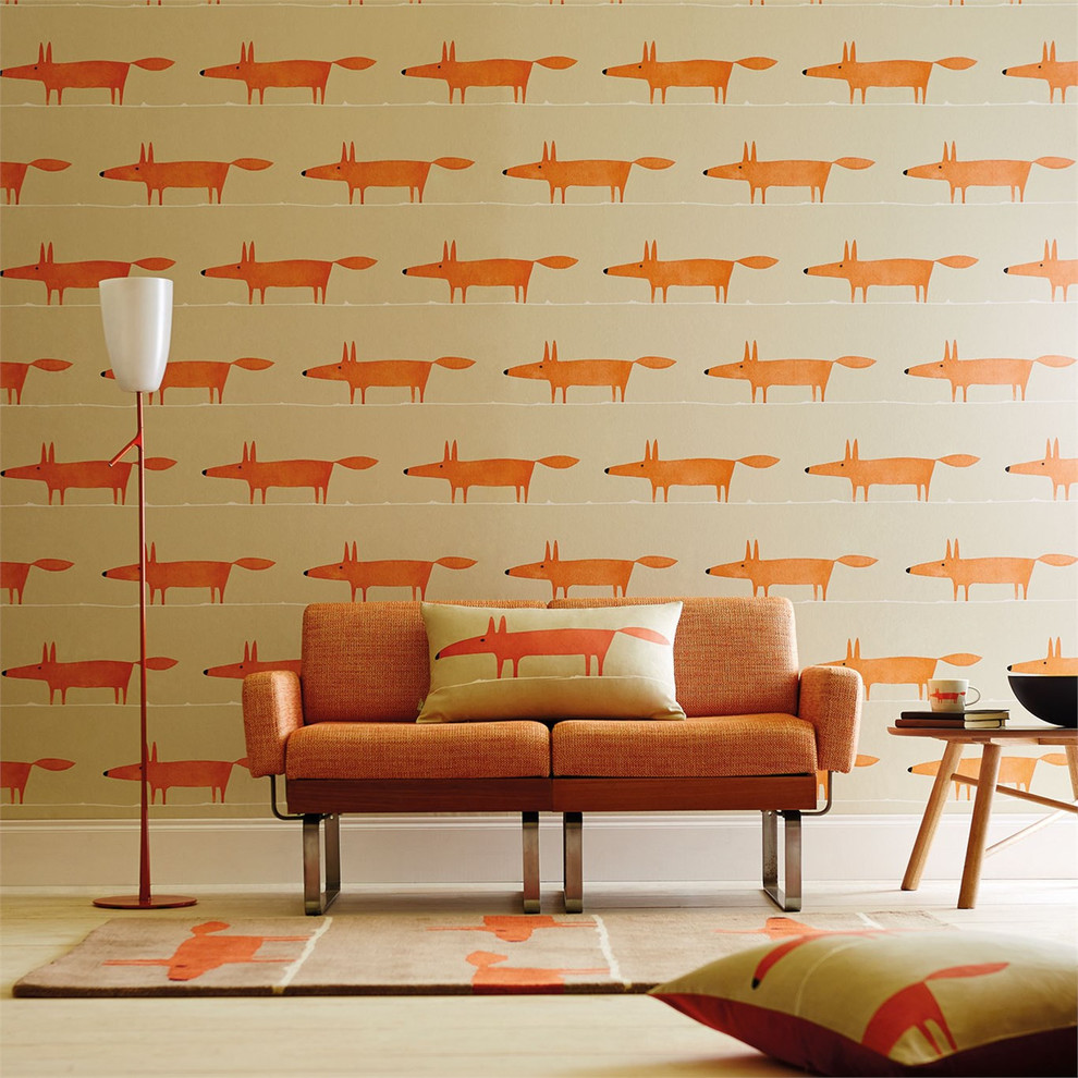 Mr Fox Wallpaper, Ginger
