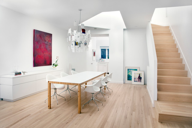 Minimal Luxury Scandinavian Dining Room Chicago By Randall