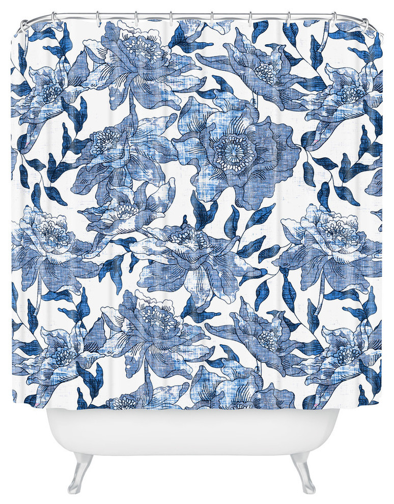 Holli Zollinger Summertime IndigoShower Curtain, Standard
