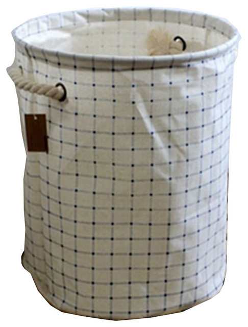 13 Water Proof Laundry Basket Storage Bucket Trash Can Beach Style Hampers By Blancho Bedding Houzz