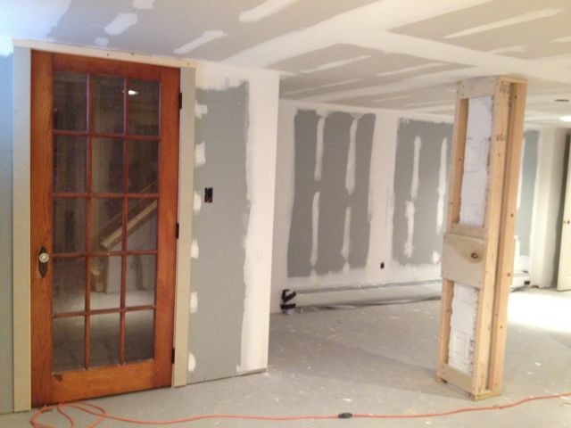 How to wrap support posts in basement remodel? | Houzz Forum