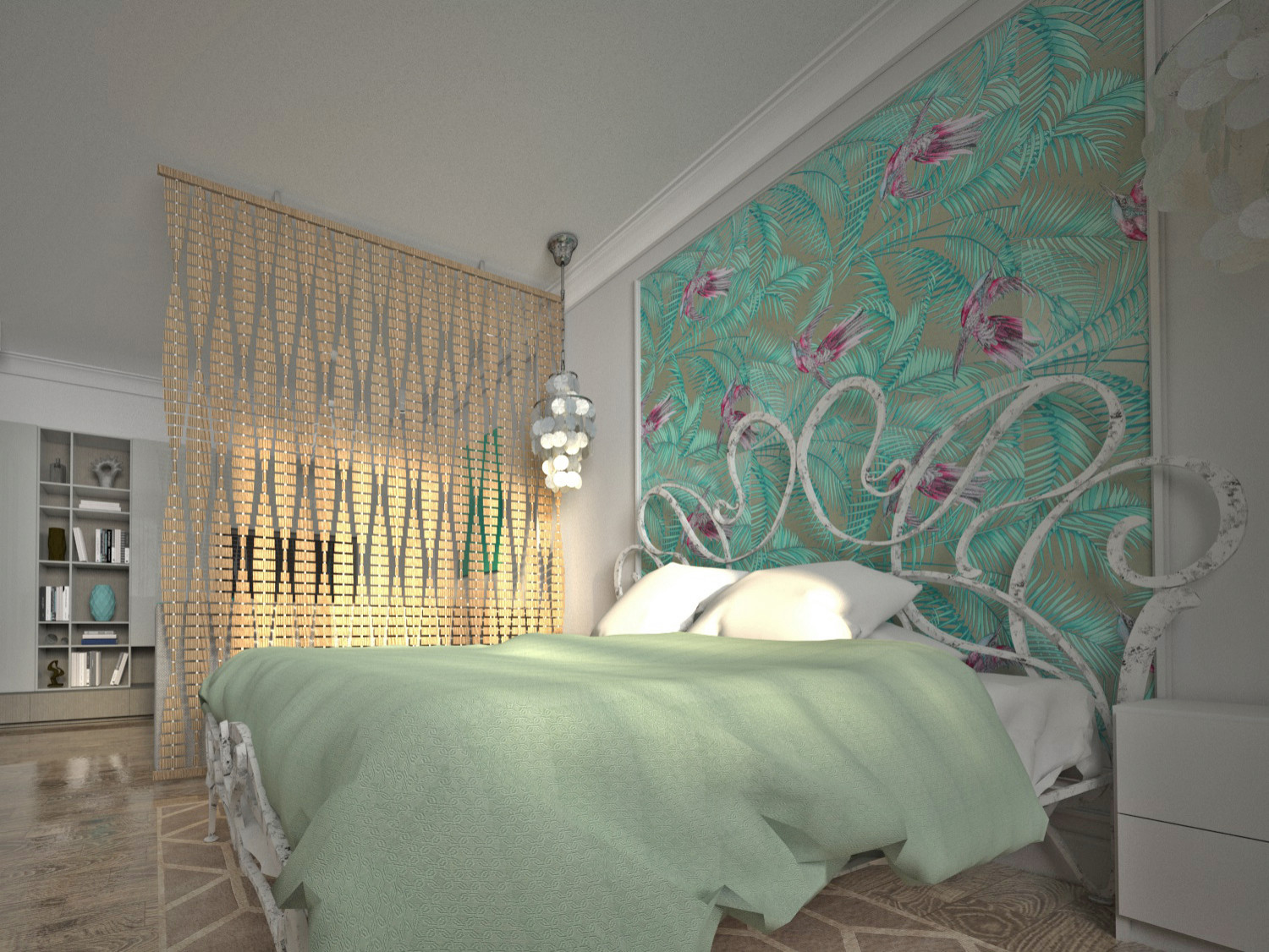 Однокомнатная квартира в Средиземноморском стиле