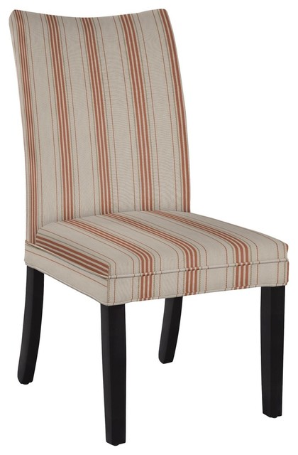 Hekman Woodmark Jordan Dining Chair, Medium Red Orange