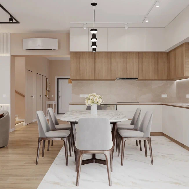 Ремонт двухэтажного коттеджа общей площадью 150 м2