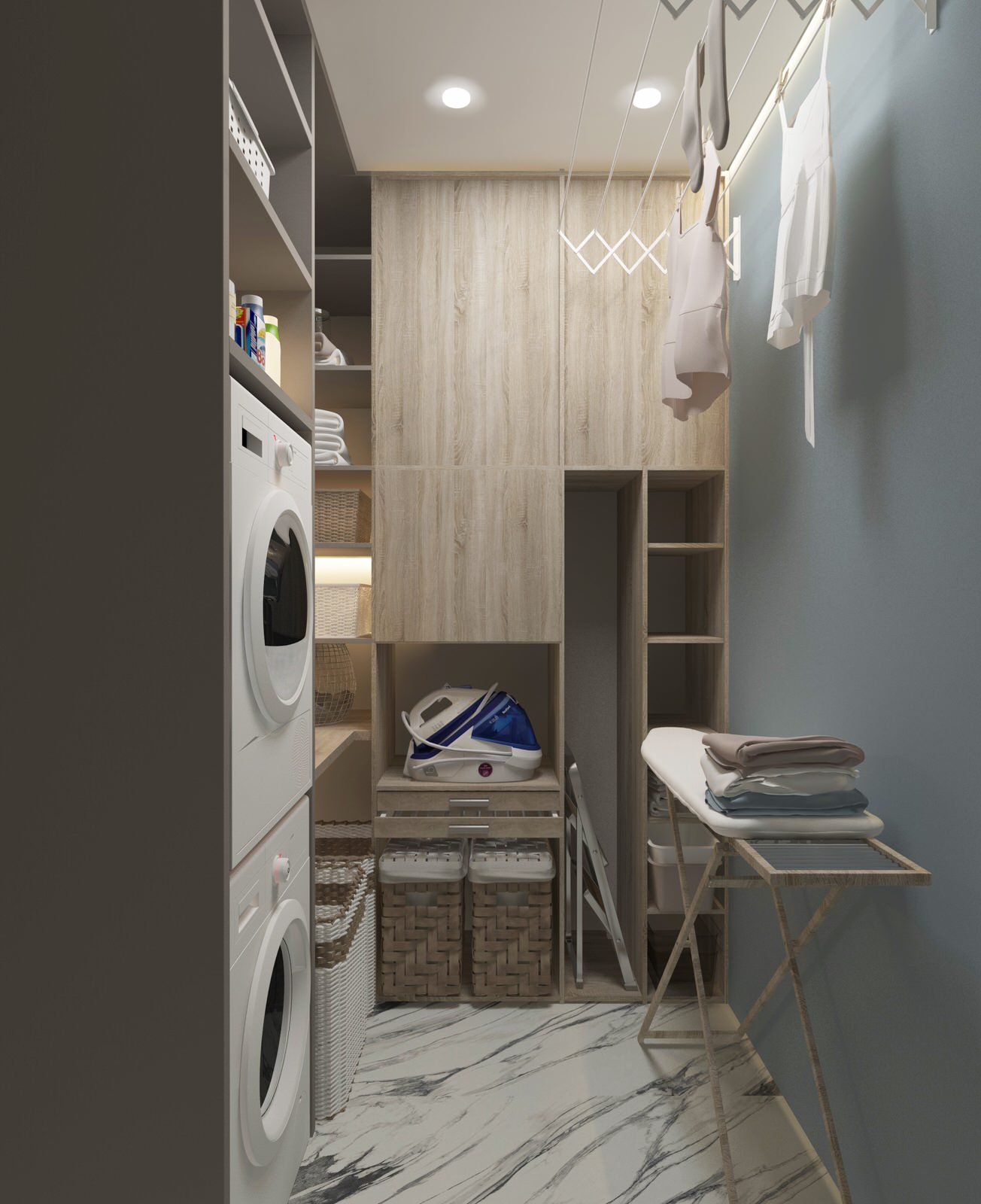 Проект трехкомнатной квартиры г. Ростов-на-Дону