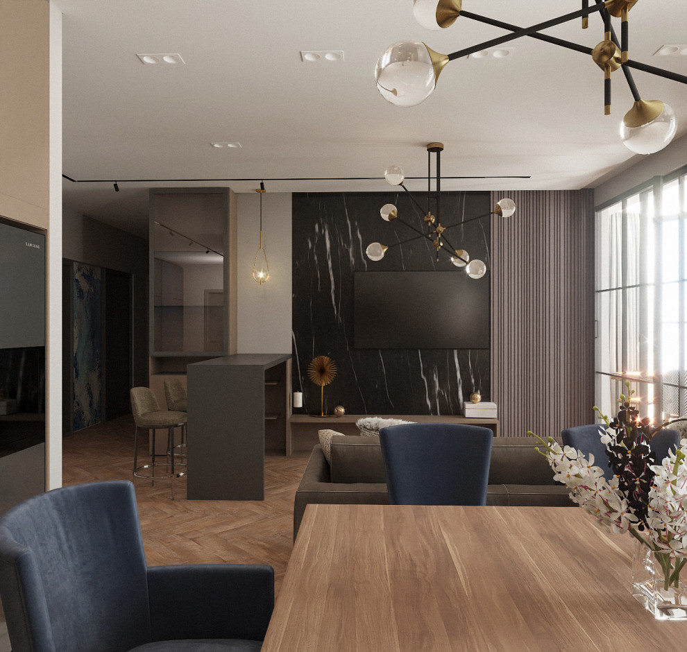 Квартира для молодой семьи площадью 140кв.м в ЖК "Изумрудный замок"