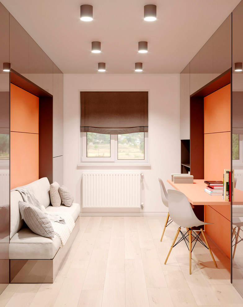 комната для 2ух человек мебелью трансформер