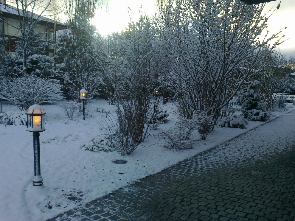 Современный сад в КП "Променад"