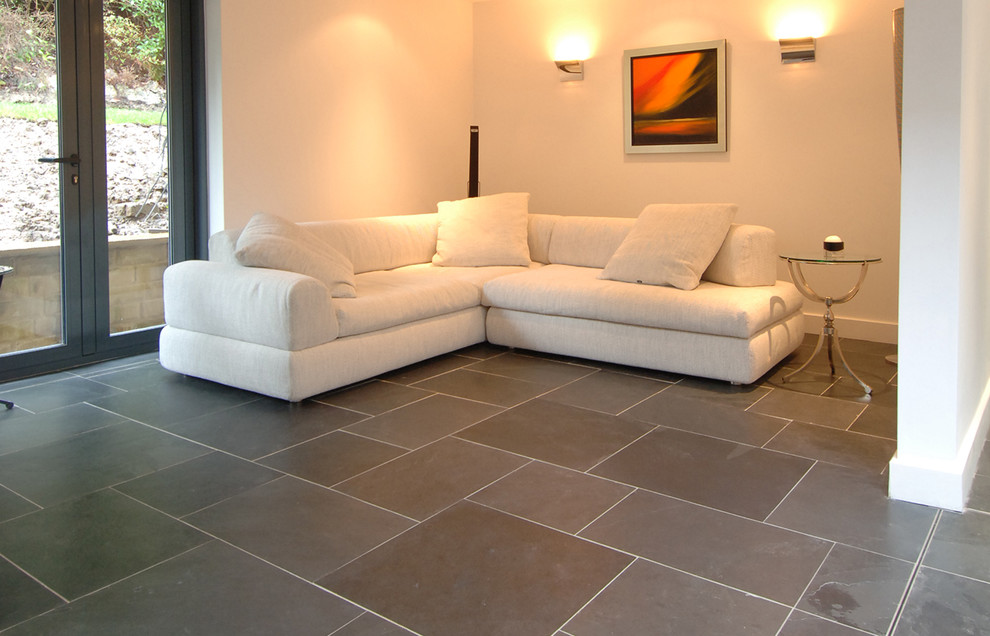 Slate Floor Tiles Living Room Cheshire By Terzetto Stone