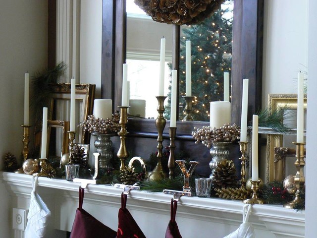 Mantel Decorating klassisk-vardagsrum