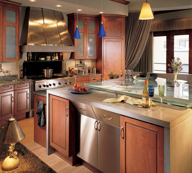 Inspiration for a transitional kitchen remodel in Indianapolis