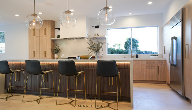 Playa Del Rey, Kitchen Design modern-koek