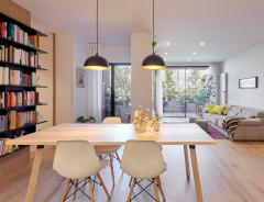 Un piso reformado en Madrid para una familia que disfruta leyendo