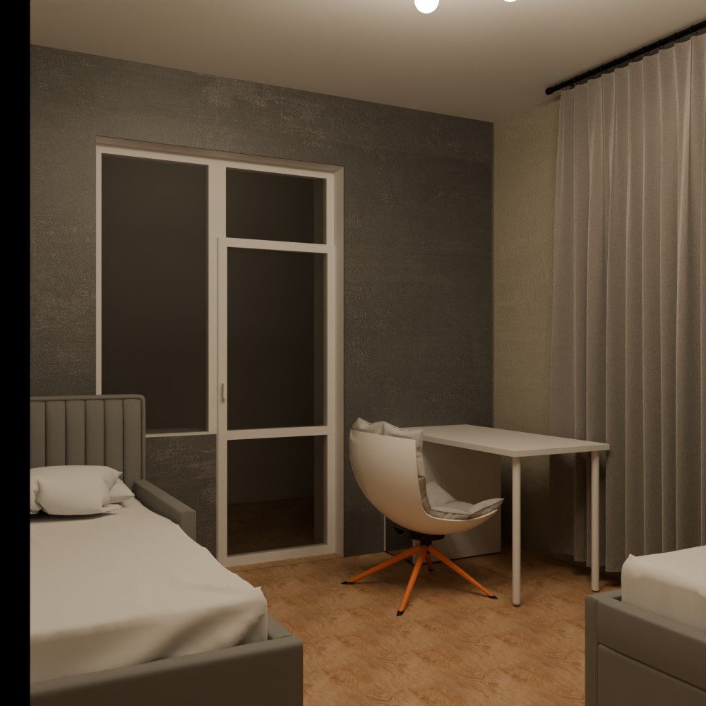 Визуализация трех типовых квартир под сдачу в аренду